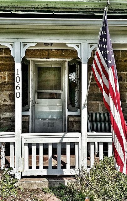 A clients front porch. They receive a gutter cleaning twice per year in anchorage Alaska. 