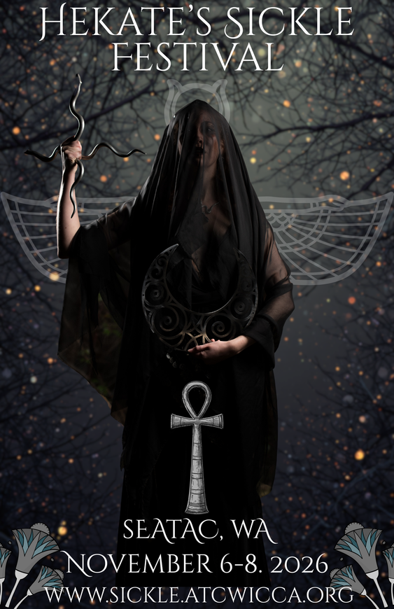 A poster for hekate 's sickle festival