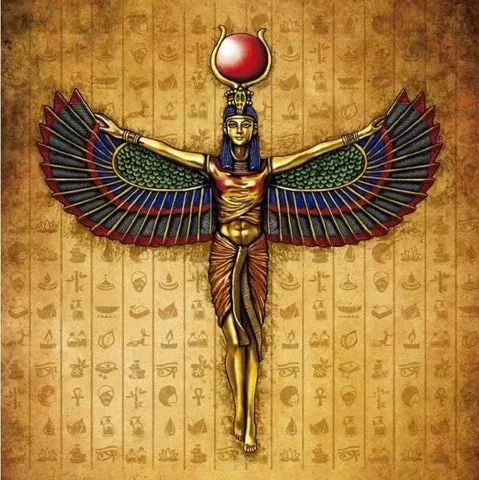 A woman in a black dress with the word hekate on the bottom