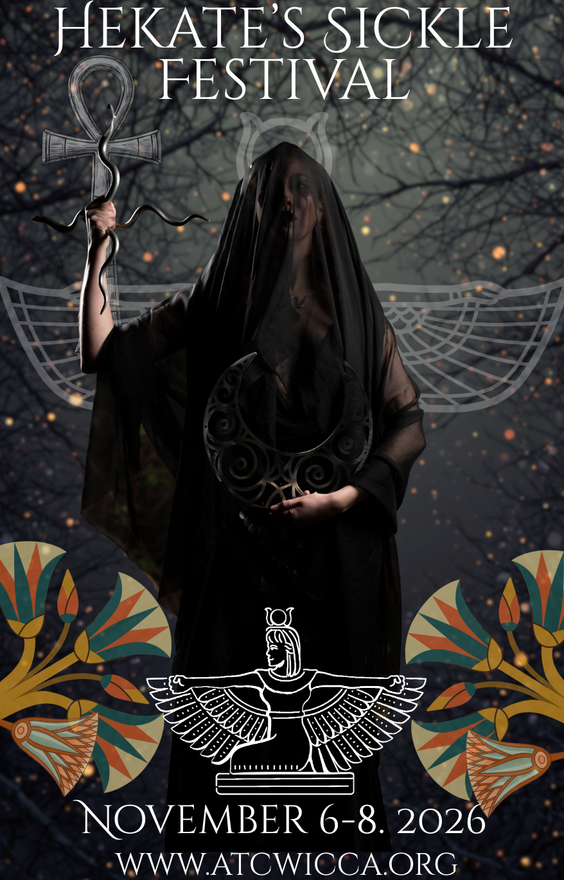 A poster for hekate 's sickle festival