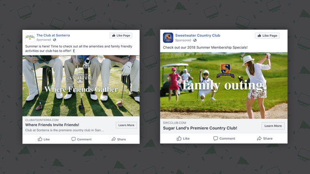 Country Club Marketing with Facebook Ads