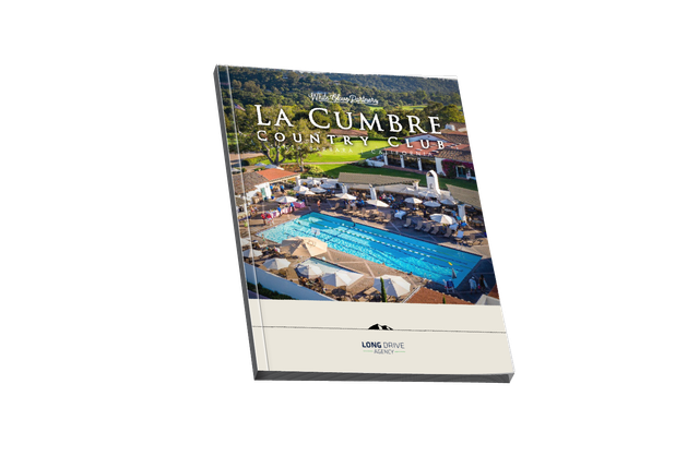 A book with a picture of a swimming pool on it.