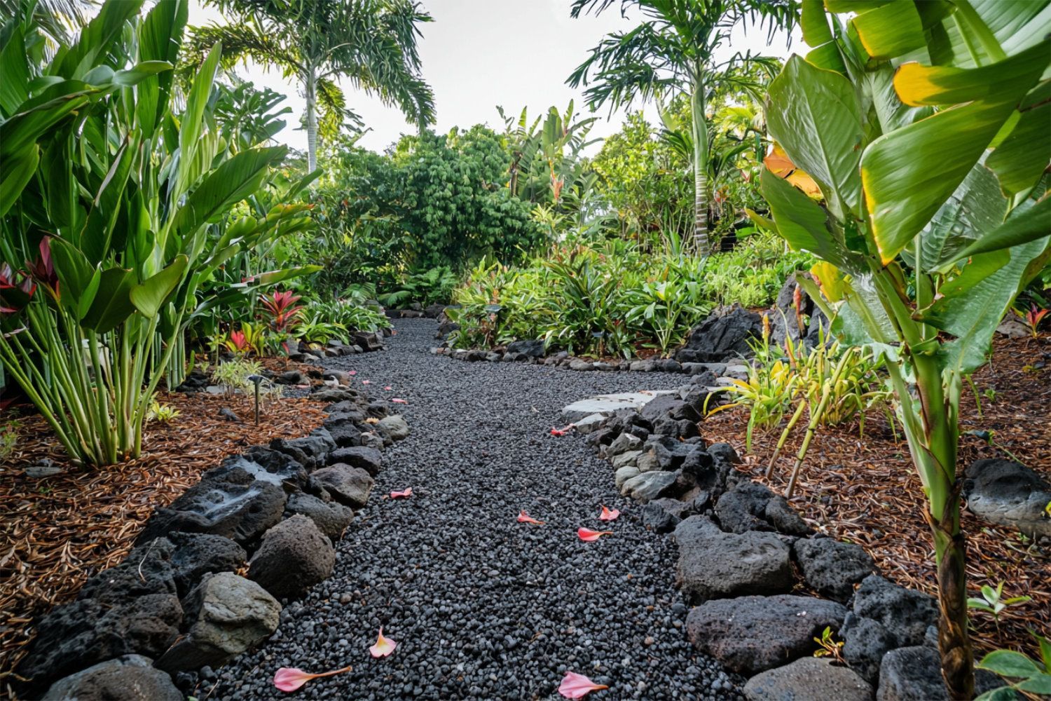 Locally owned landscaping company based right here in Holualoa. Lawn care, plant maintenance, and property clean-ups for our neighbors. Call (808) 443-1747.