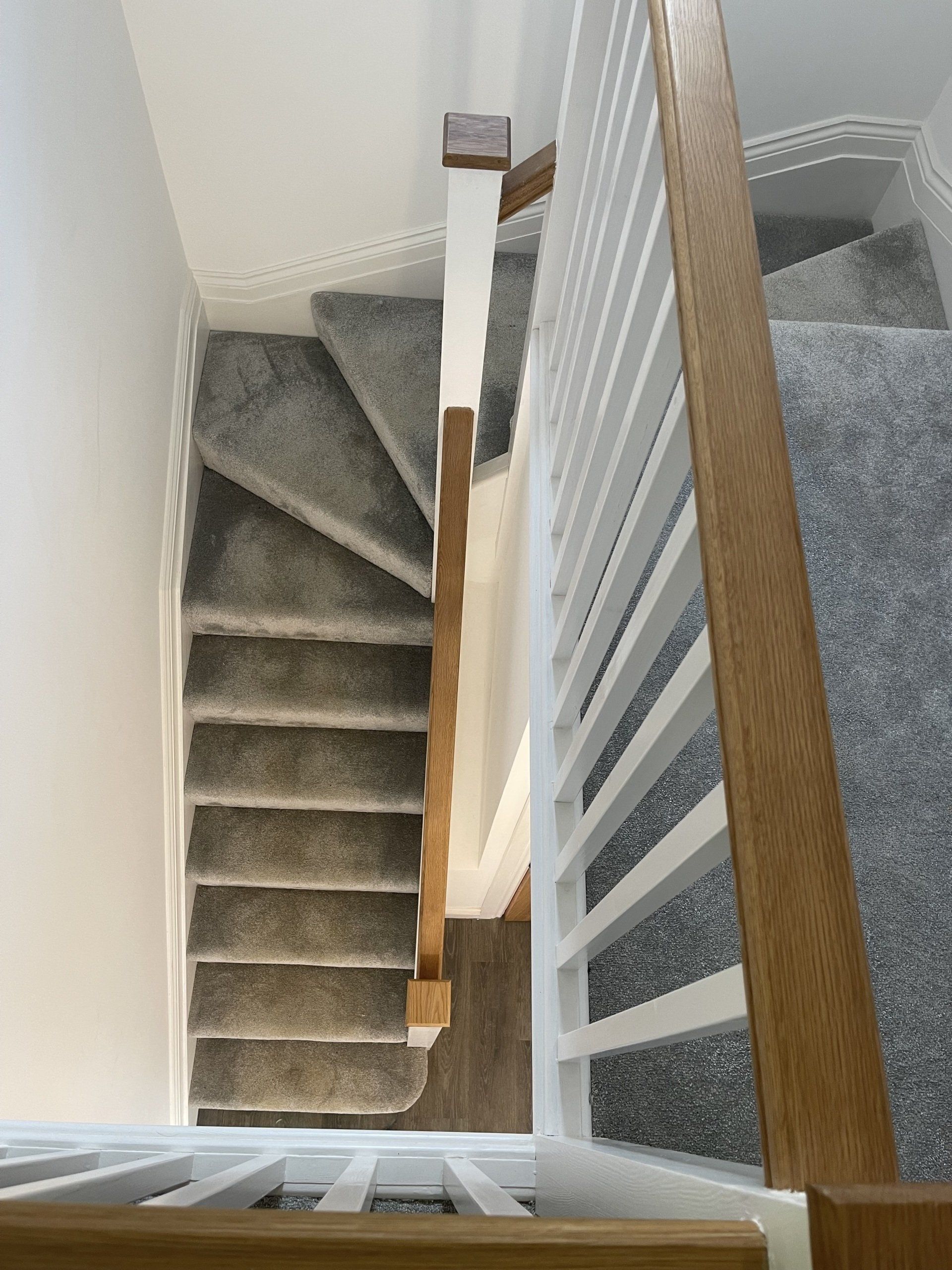 Traditional wooden staircase