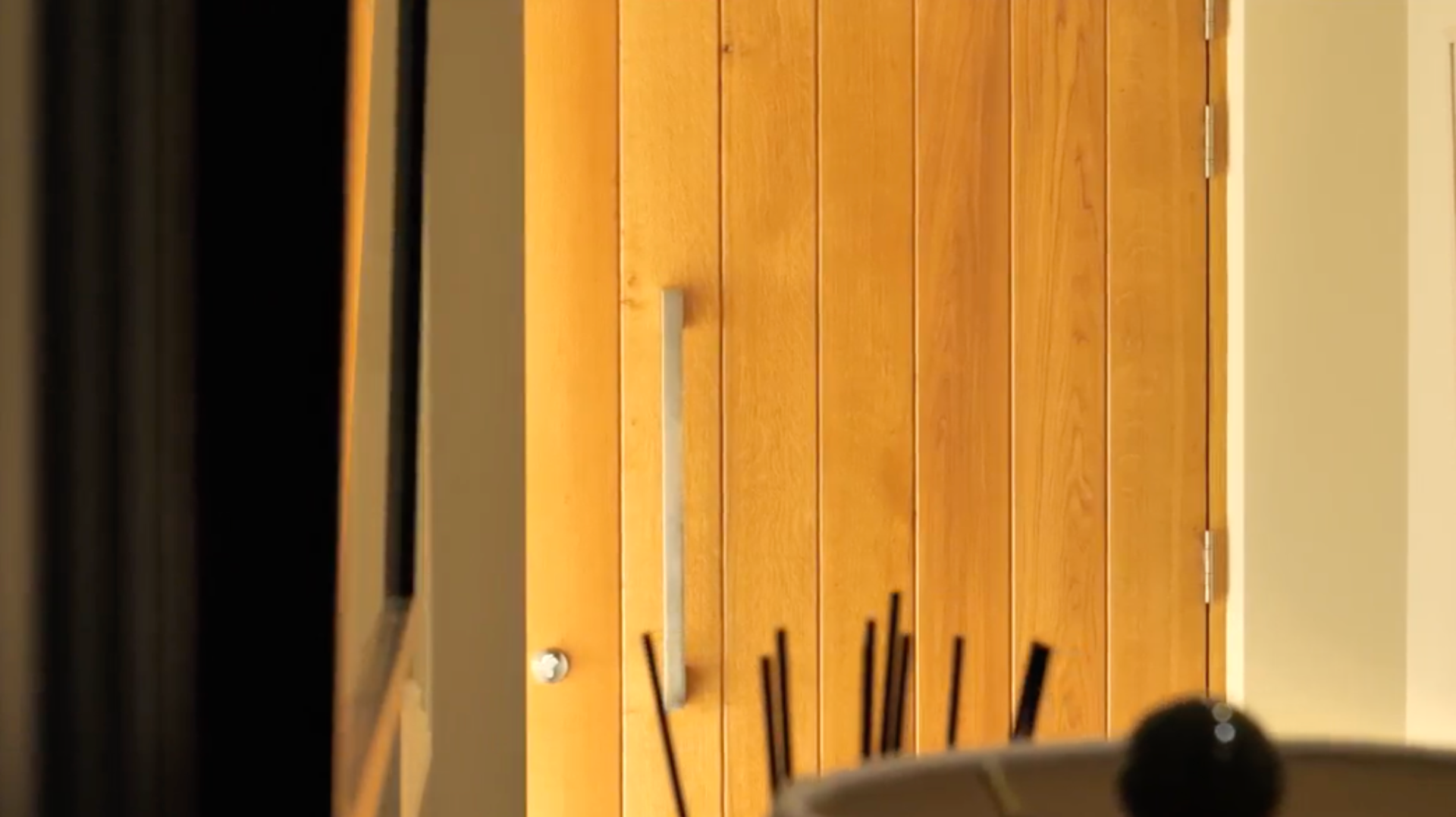 Bespoke timber door