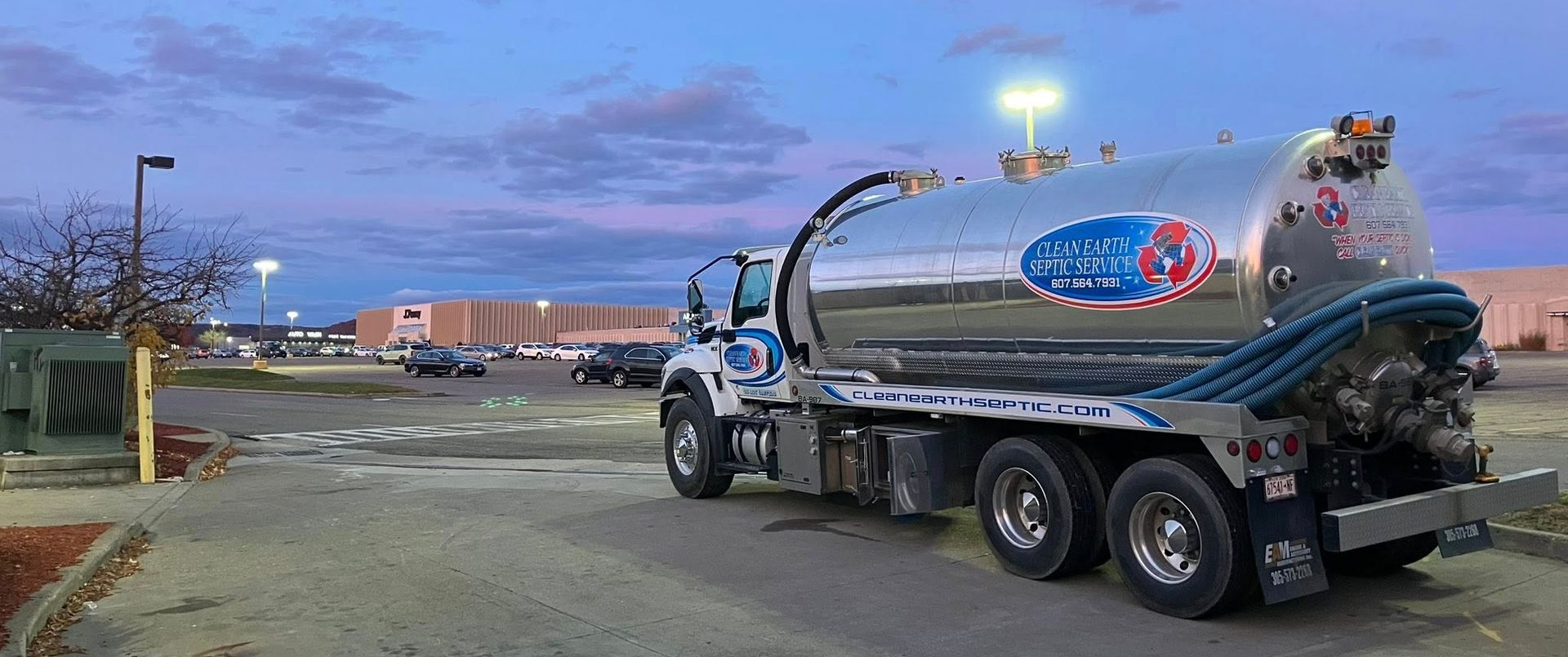 Septic Service Pump Truck in the Finger Lakes Area | Clean Earth Septic