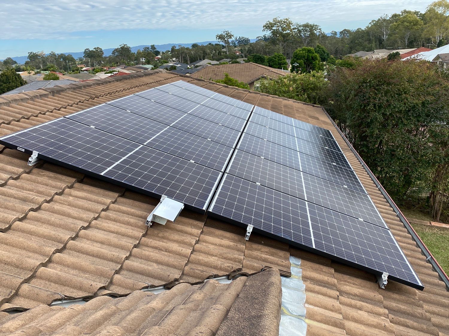 Solar Panel Installed On The Roof