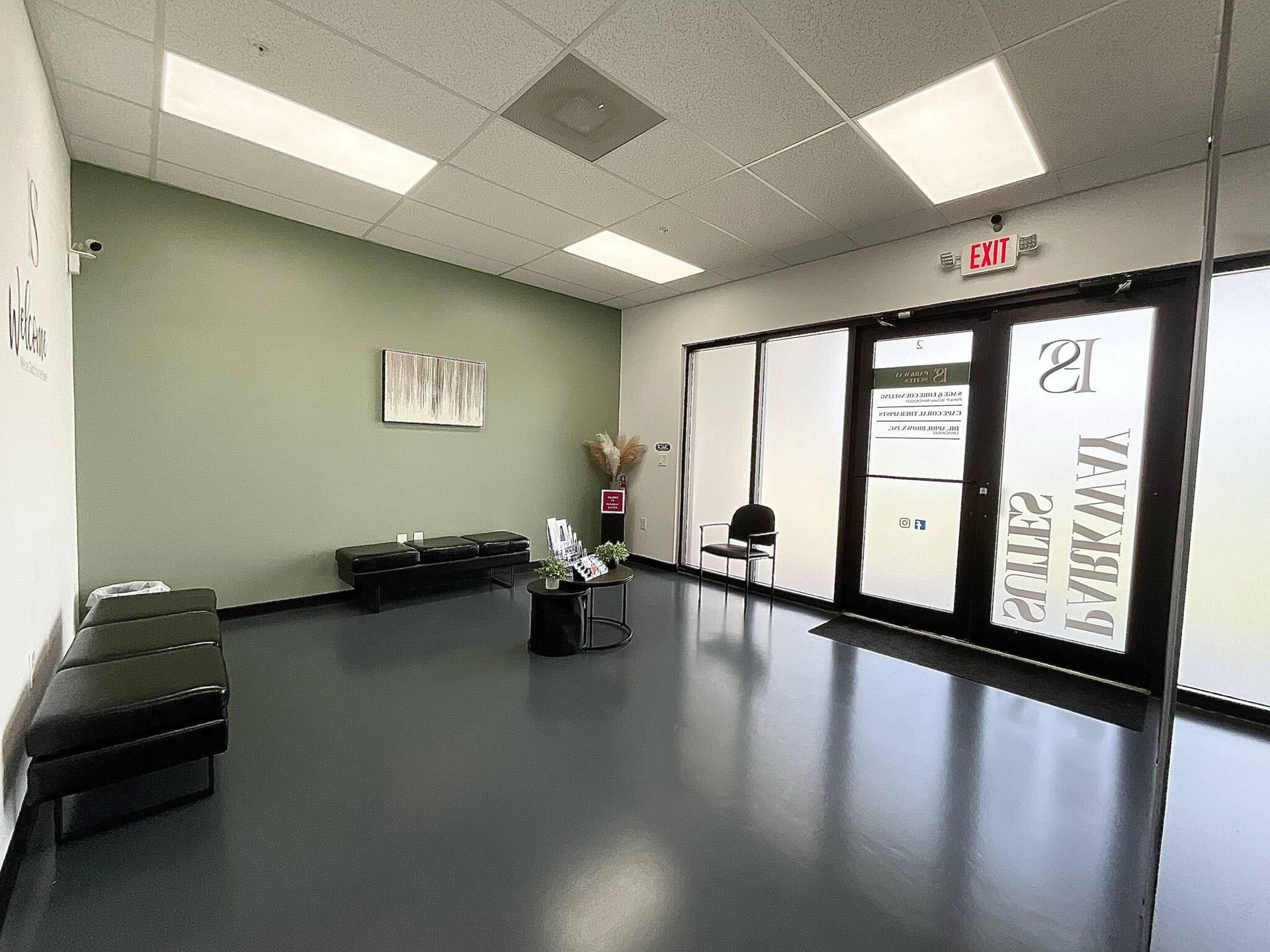 Epoxy - showroom floor installation