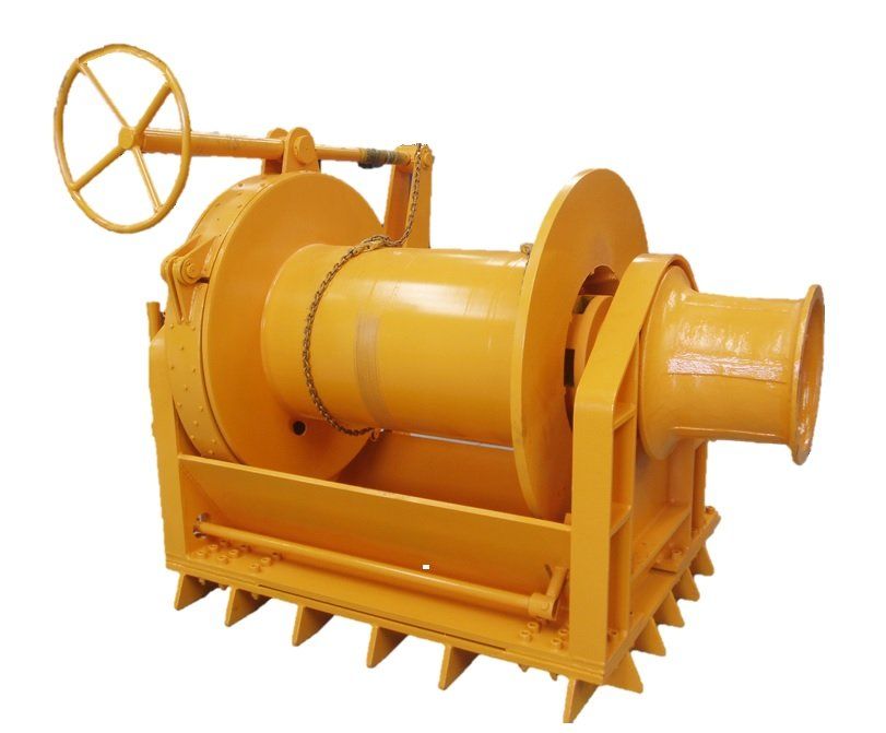 20 tonne hydraulic mooring winch with capstan