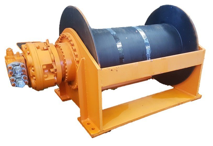8 tonne hydraulic winch