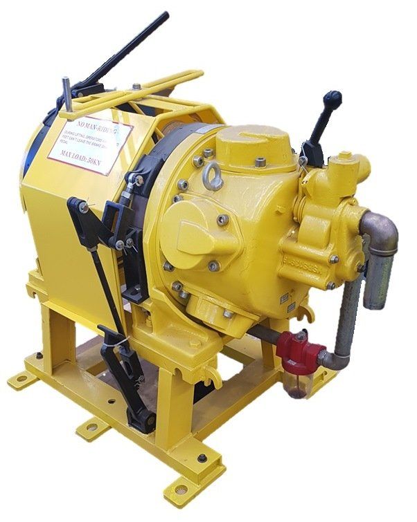 pneumatic winch
