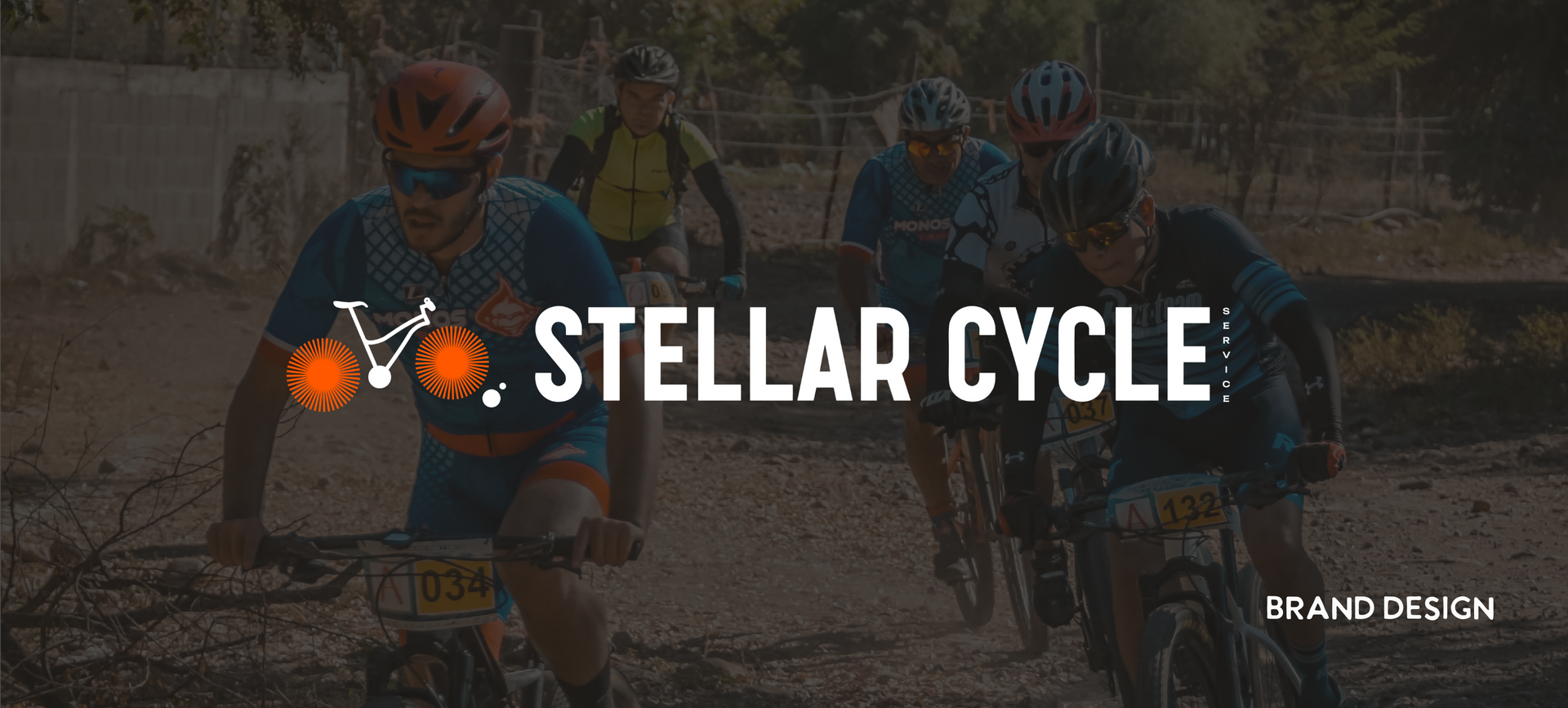 bike service branding stellar cycle service