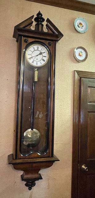 Long Antique Wall Clock — Waxhaw, NC — Antique Clock Shop