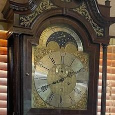 Thomas Brown English Tall Clock — Waxhaw, NC — Antique Clock Shop
