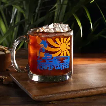 Clear mug with 