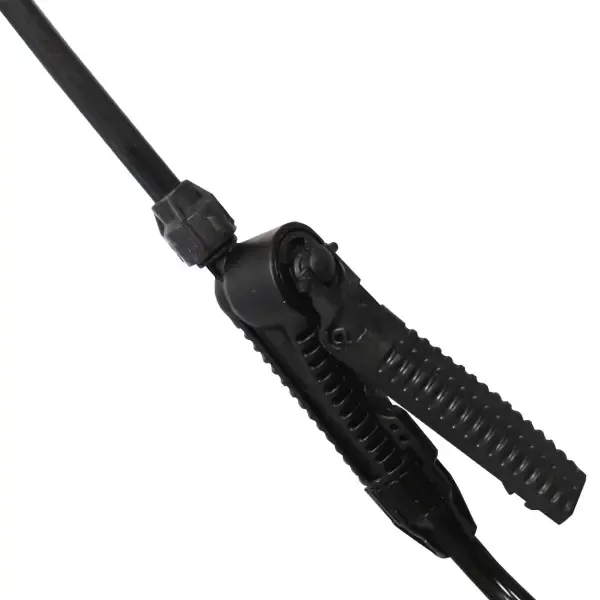 White Chapin sprayer with black handle and nozzle, for applying liquids.