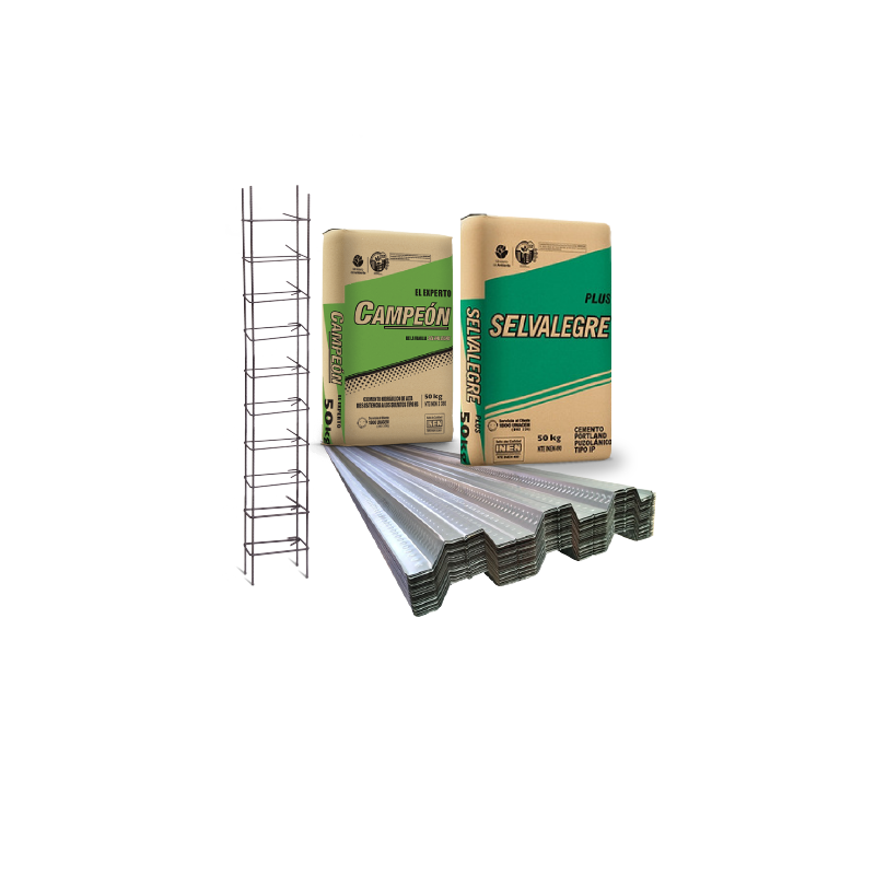 Materiales de Construcción Norte Quito | Cotocollao | Vigas Electrosoldadas Cemento y Plancha Deck