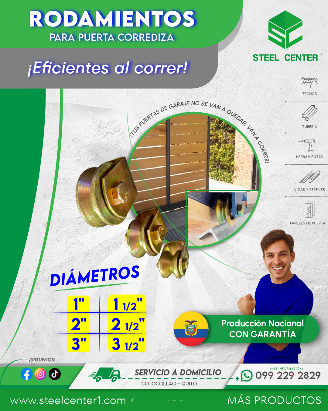 Rodamientos Puertas de Garaje Corrediza | Rodamiento