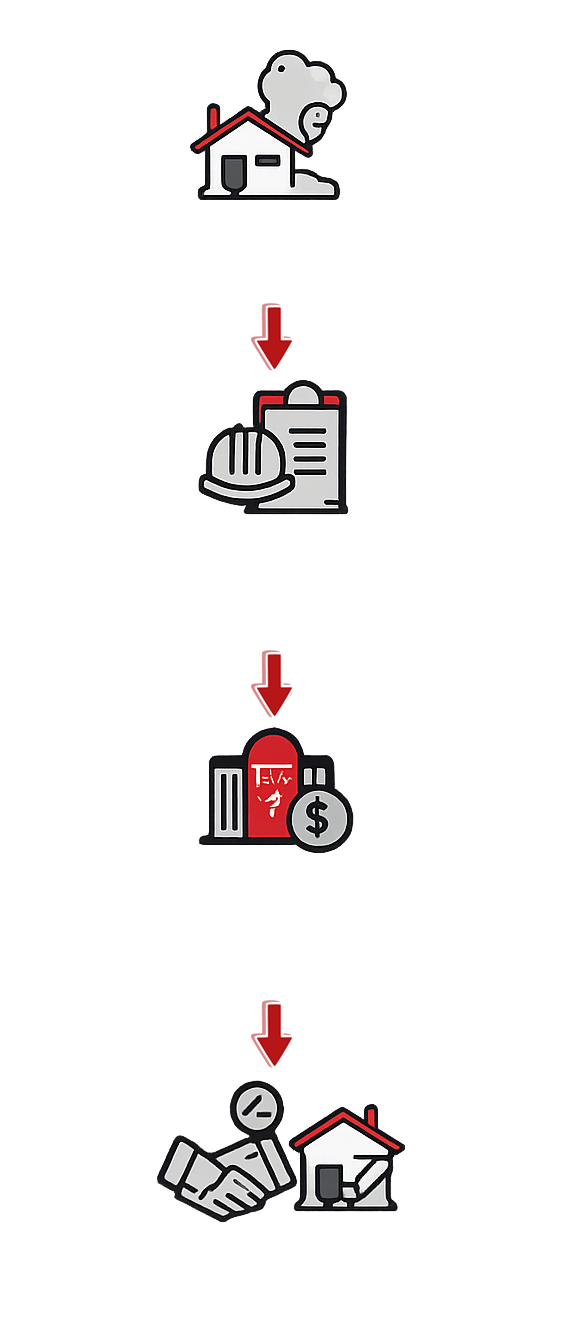 Assistance with water damage insurance claims