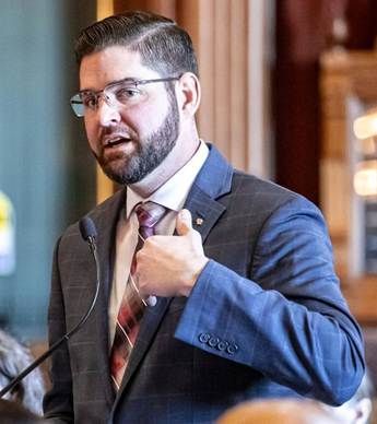 Representative Matt Windschitl, Iowa House (2007-Present), Iowa House Majority Leader (2019-2025), United States Marine Corps (2001-2009)