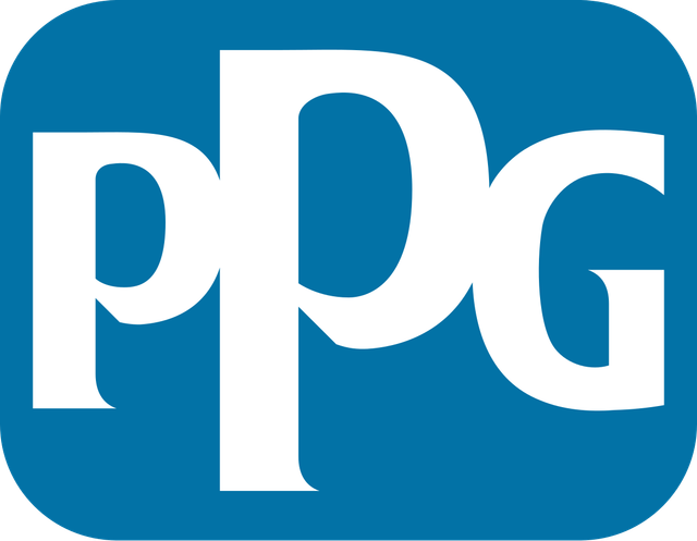 White "PPG" text within a blue rounded-square logo.