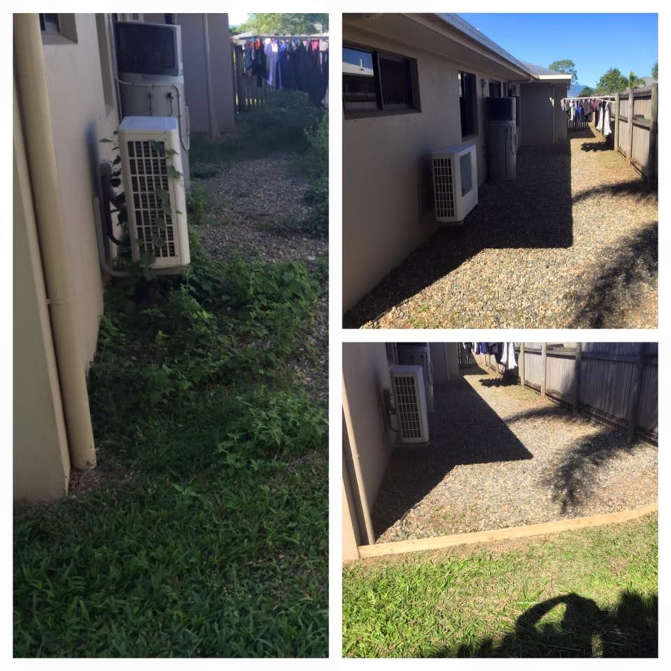 A Backyard That Has Been Cleaned — Mow & Mulch Lawn & Garden Maintenance In White Rock, QLD