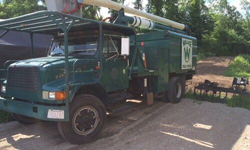 Tree care work truck — Tree Experts in Hampden, MA