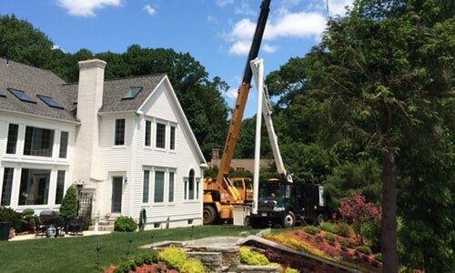 Aerial bucket truck — Tree Experts in Hampden, MA