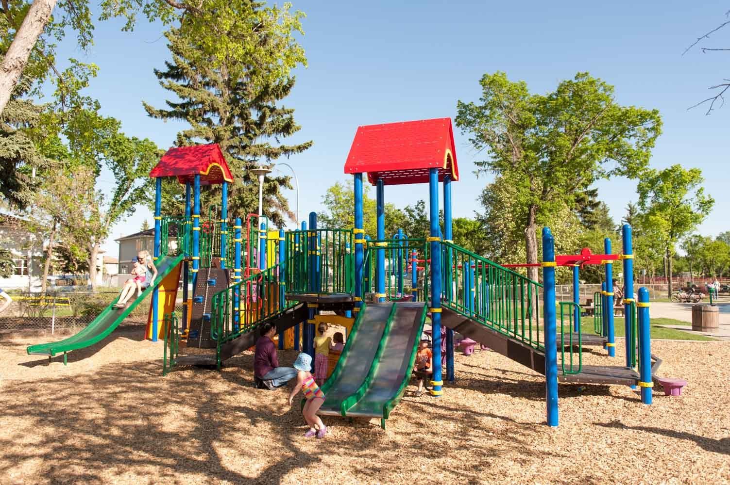 PlayWorks: Woodcroft Community League Playground in Edmonton, Alberta!