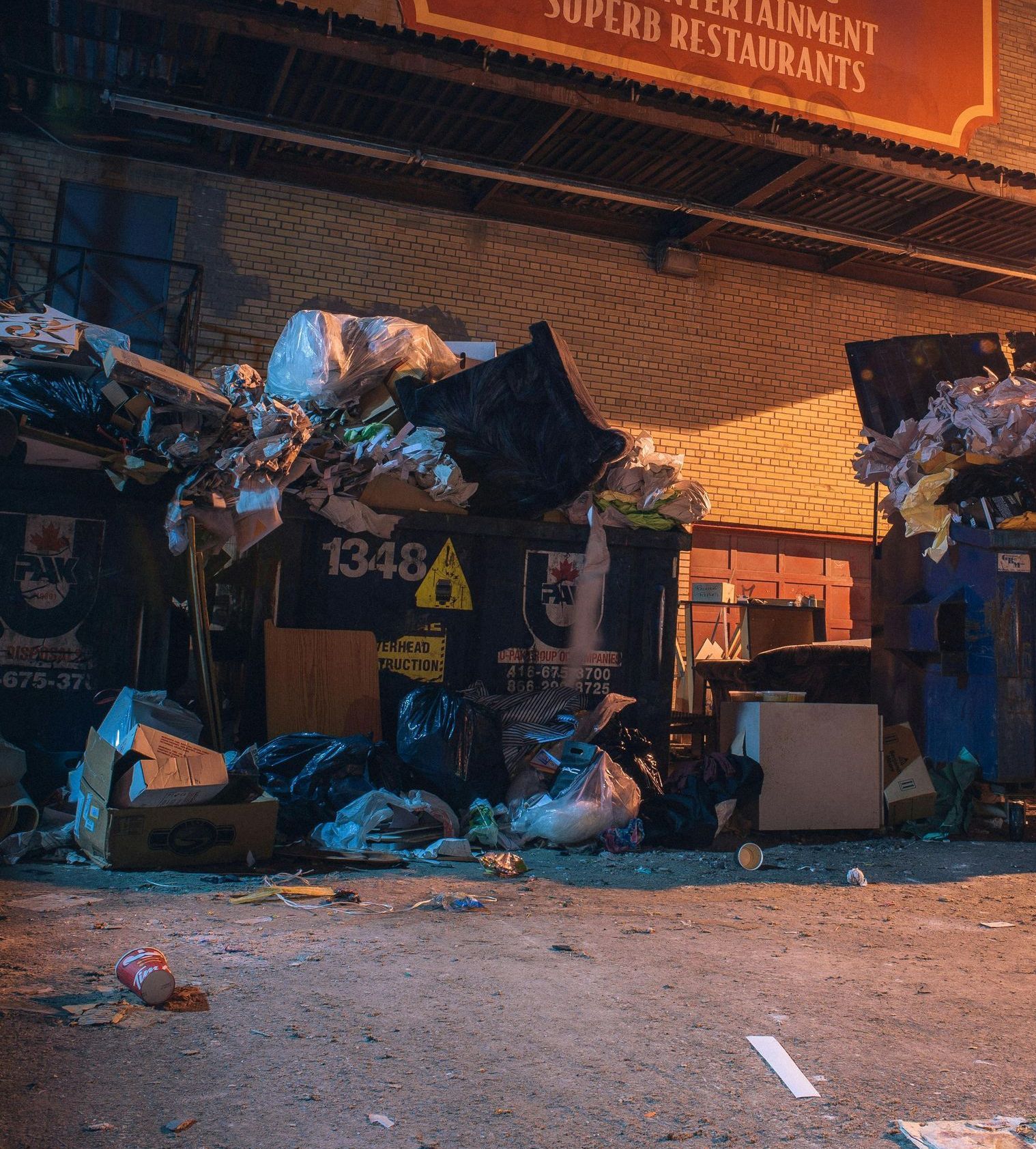 Troep, afval, garbage, dump, Canada