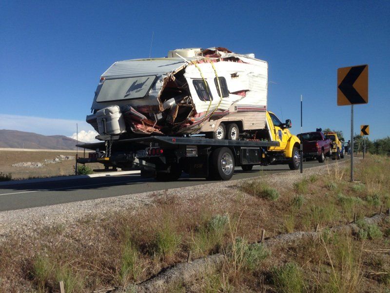 Roadside Assistance — Recovering RV in Reno, NV