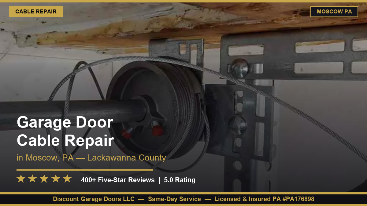 Garage Door Cable Repair — Moscow, PA