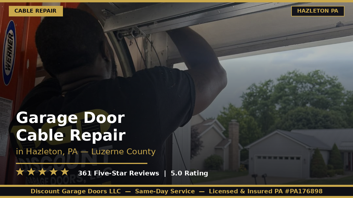 Garage Door Cable Repair — Hazleton, PA