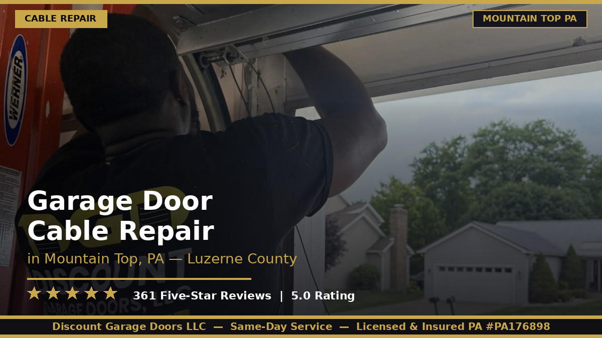 Garage Door Cable Repair — Mountain Top, PA]