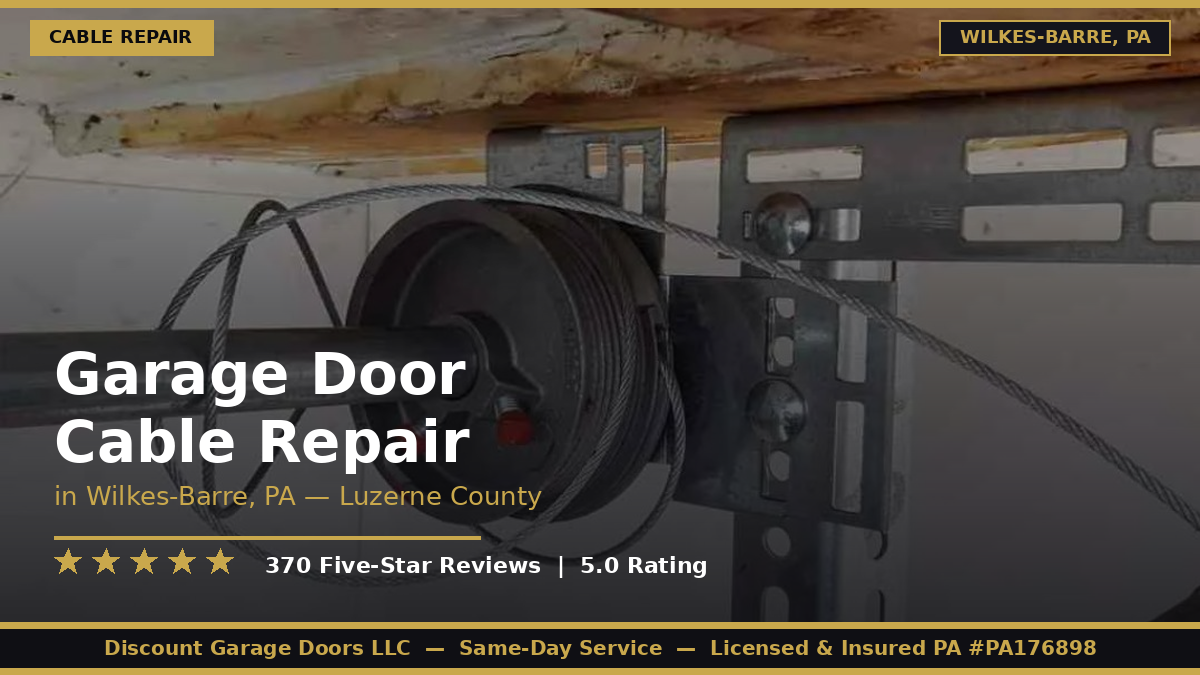 Garage Door Cable Repair Wilke-Barre PA