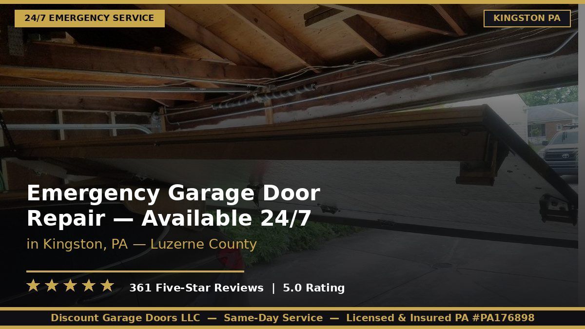 emergency garaged door repair - available 24/7