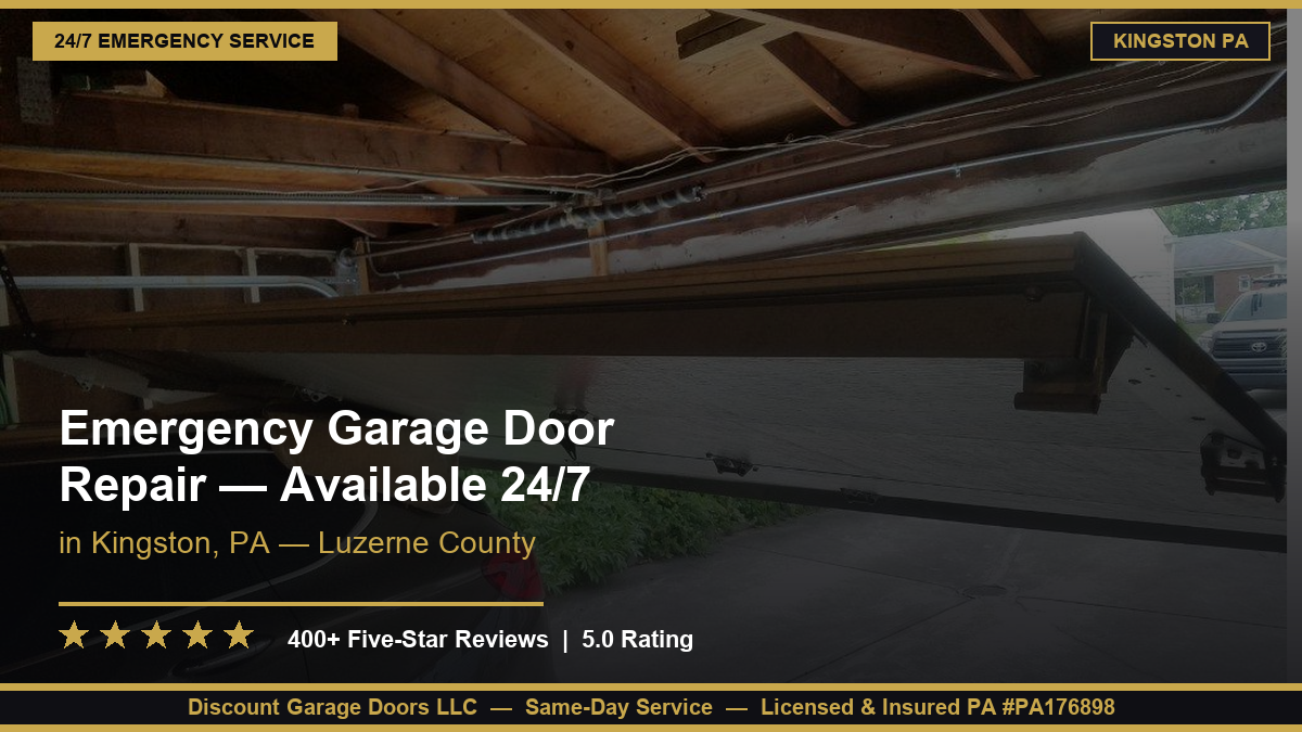emergency garaged door repair - available 24/7