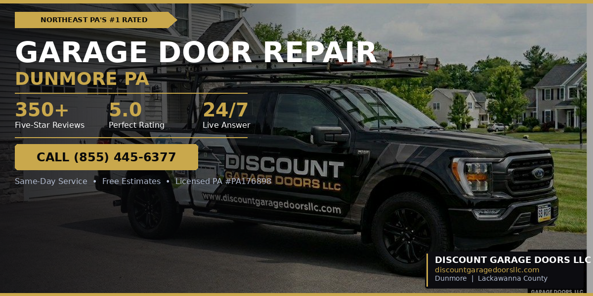 garage door repair in dunmore pa same day service & free estimates
