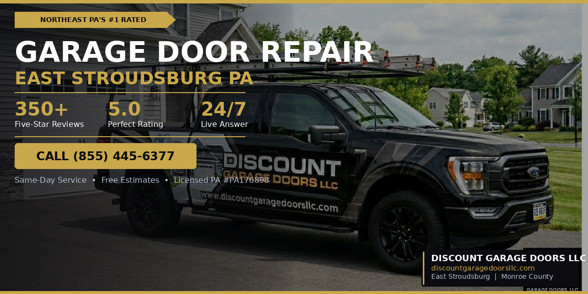 Garage Door Repair in East Stroudsburg, PA — Same-Day Service & Free Estimates