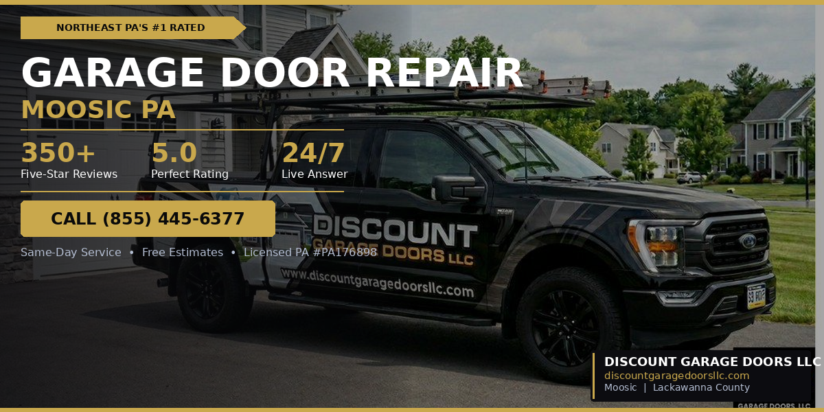 garage door repair in moosic pa same day service and free estimates