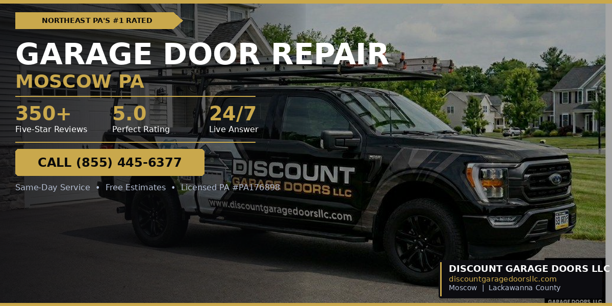 Garage Door Repair in Moscow, PA — Same-Day Service & Free Estimates