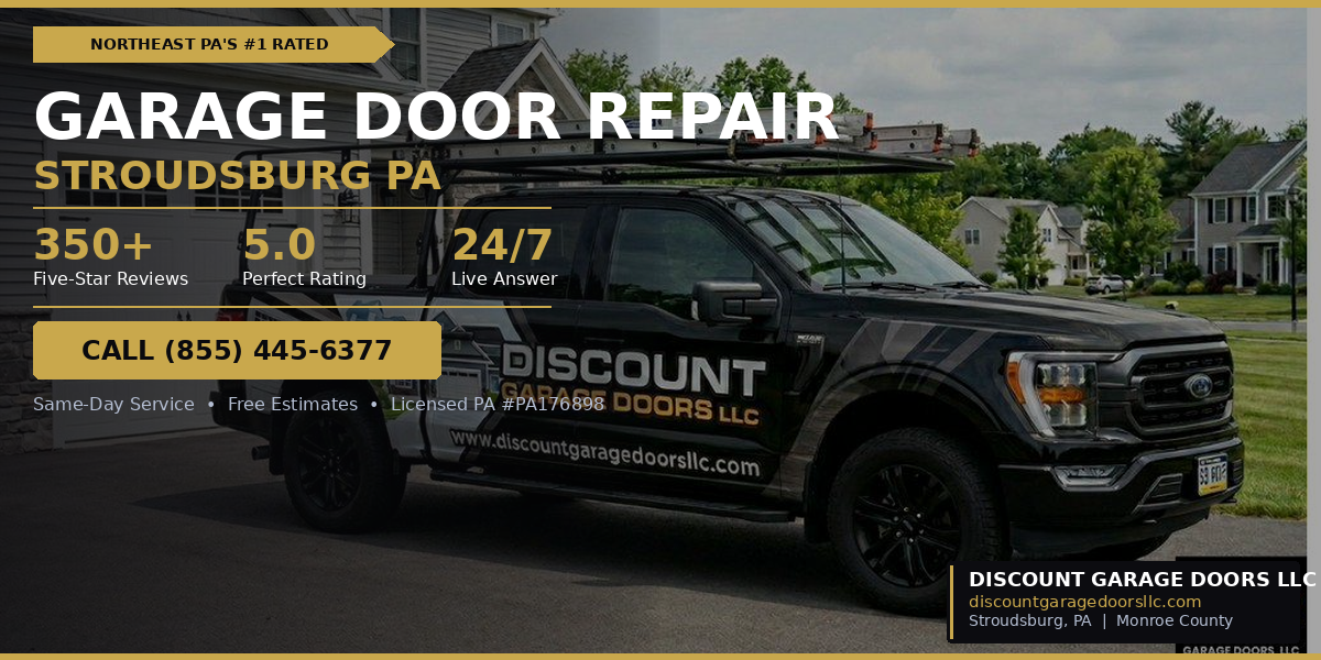 Garage Door Repair in Stroudsburg, PA — Same-Day Service & Free Estimates