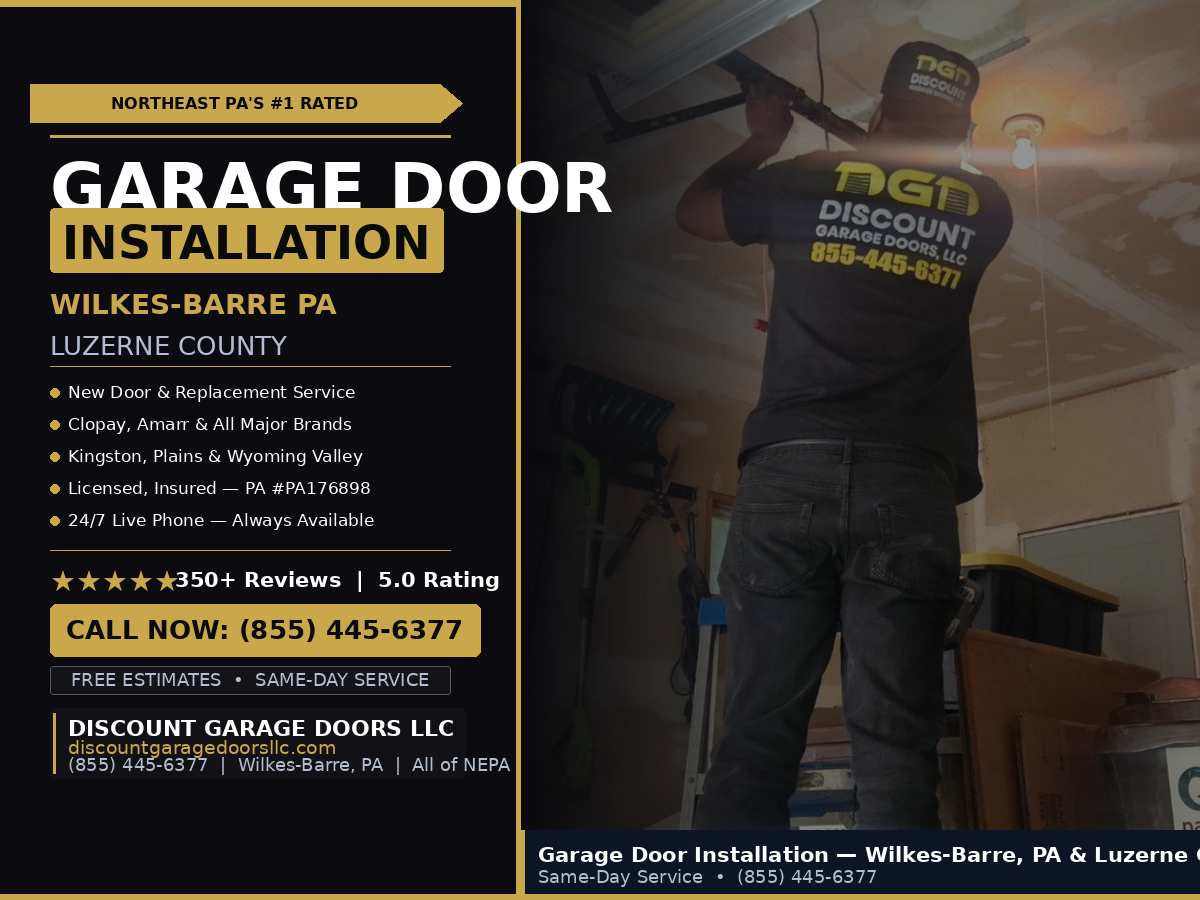 garage door installation services we provide