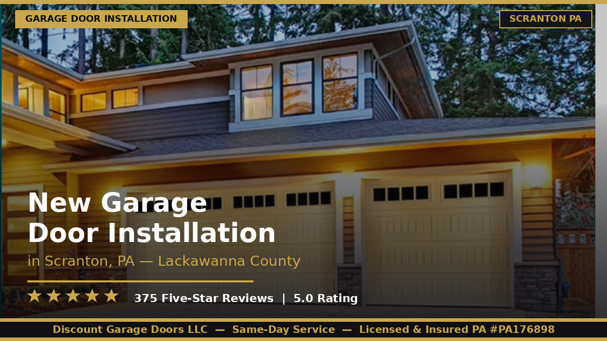 New Garage Door Installation Scranton PA