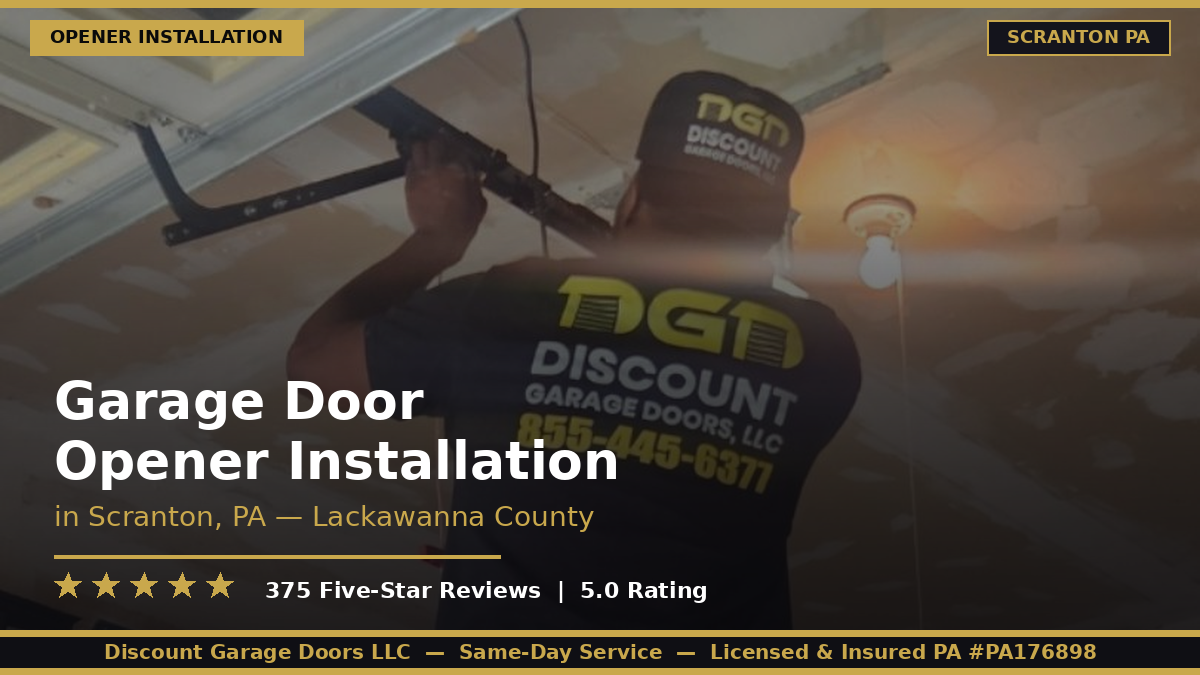 Garage Door Opener Installation — Scranton, PA