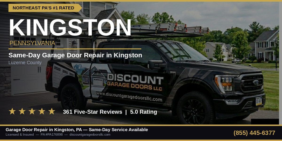 garage door repair in kingston Pa same day service and free estimates