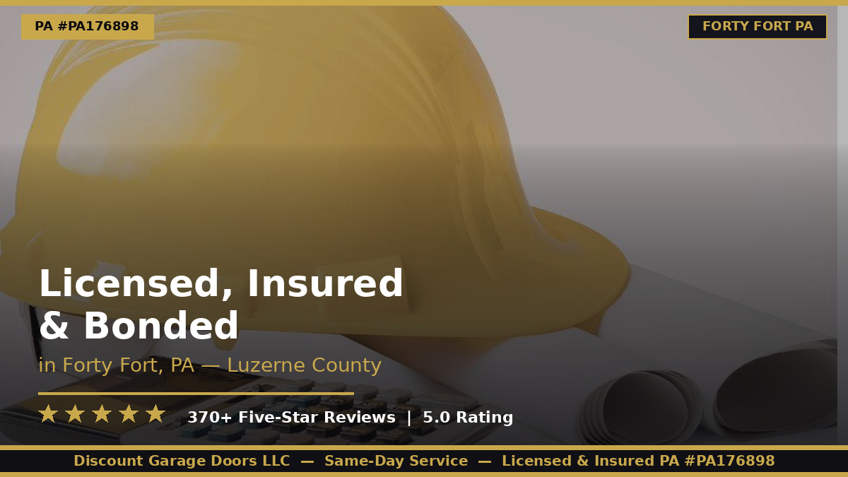  Licensed, Insured, and Fully Transparent — PA #PA176898