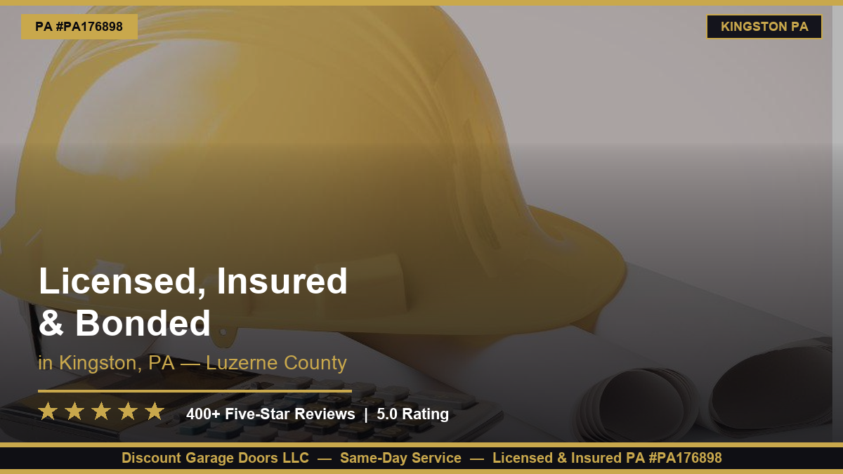 licensed, insured, and fully transparent