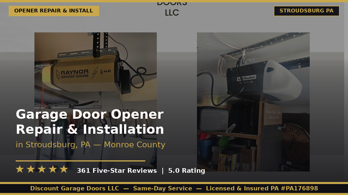Garage Door Opener Repair & Installation — Stroudsburg, PA