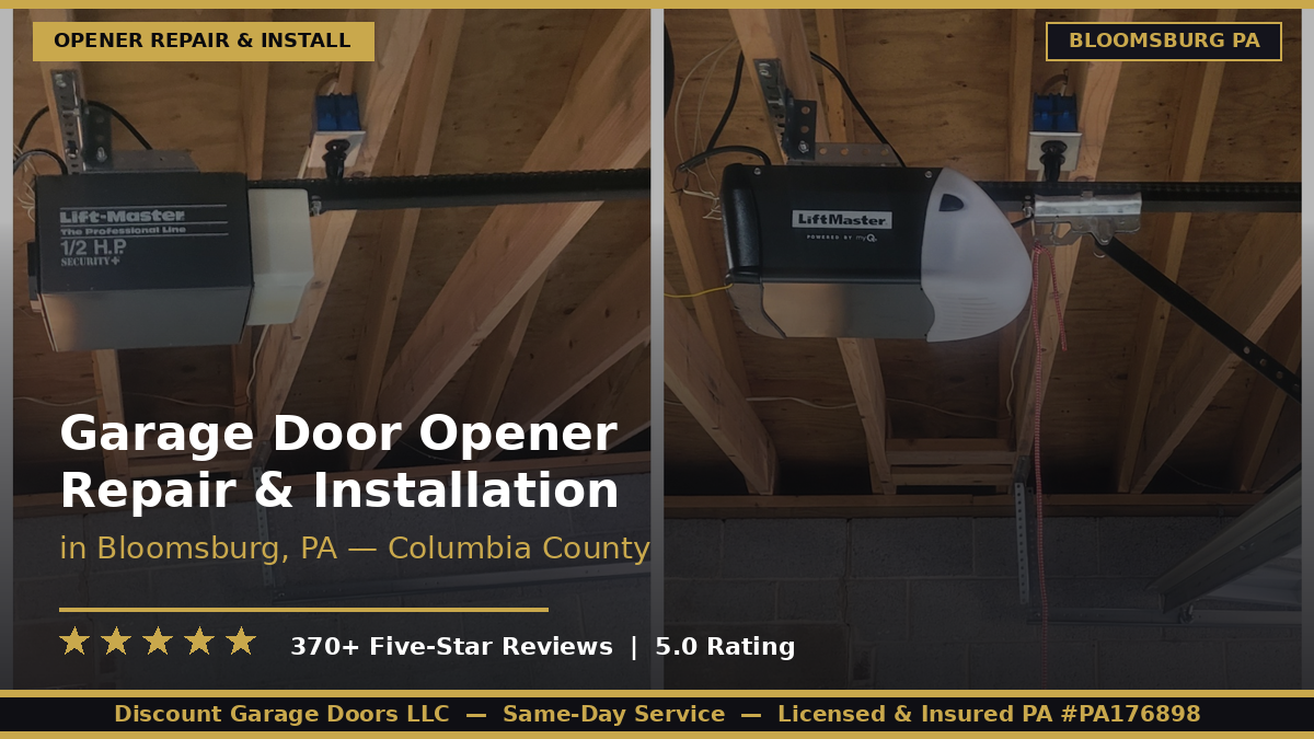 garage door repair review from Bloomsburg pa
